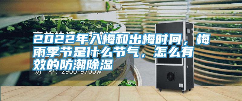 2022年入梅和出梅時間,梅雨季節是什么節氣,怎么有效的防潮除濕