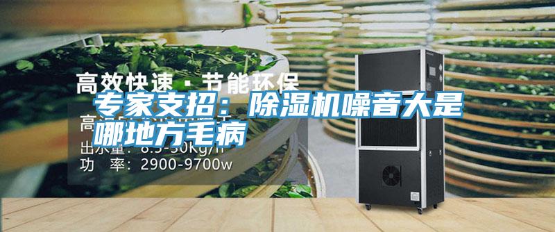 專家支招:除濕機噪音大是哪地方毛病