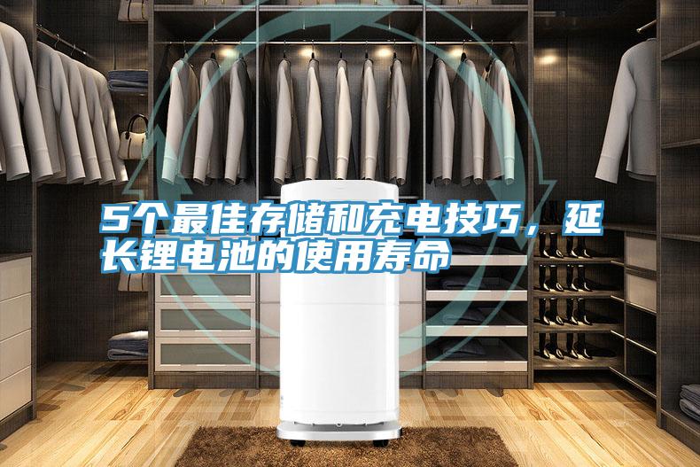 5個最佳存儲和充電技巧，延長鋰電池的使用壽命