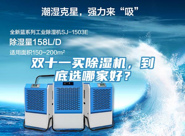 雙十一買除濕機，到底選哪家好？