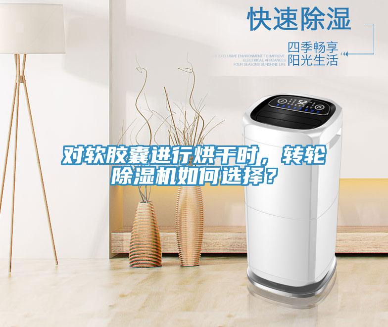 對軟膠囊進行烘干時，轉輪除濕機如何選擇？