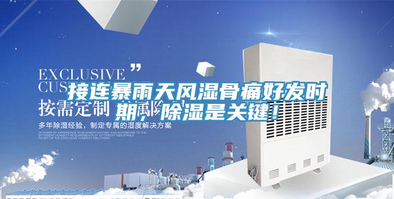 接連暴雨天風濕骨痛好發時期，除濕是關鍵！