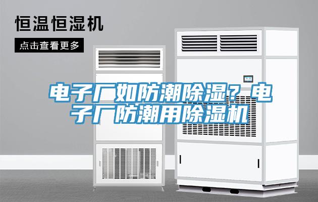 電子廠如防潮除濕？電子廠防潮用除濕機(jī)