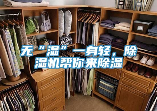 無“濕”一身輕，除濕機幫你來除濕