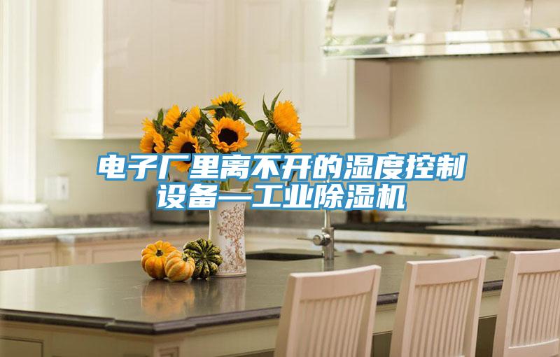 電子廠里離不開的濕度控制設備—工業除濕機