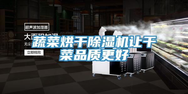 蔬菜烘干除濕機讓干菜品質更好