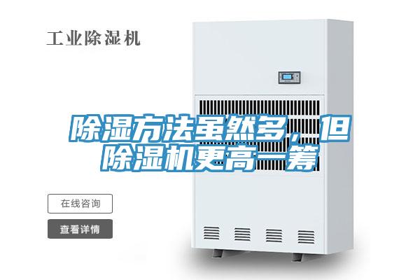 除濕方法雖然多，但除濕機更高一籌