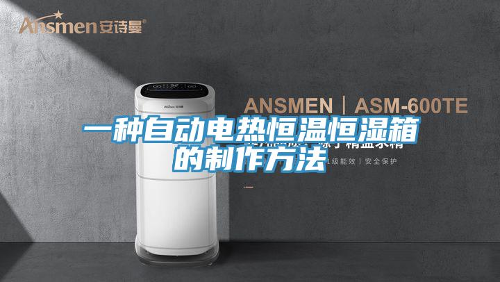 一種自動電熱恒溫恒濕箱的制作方法