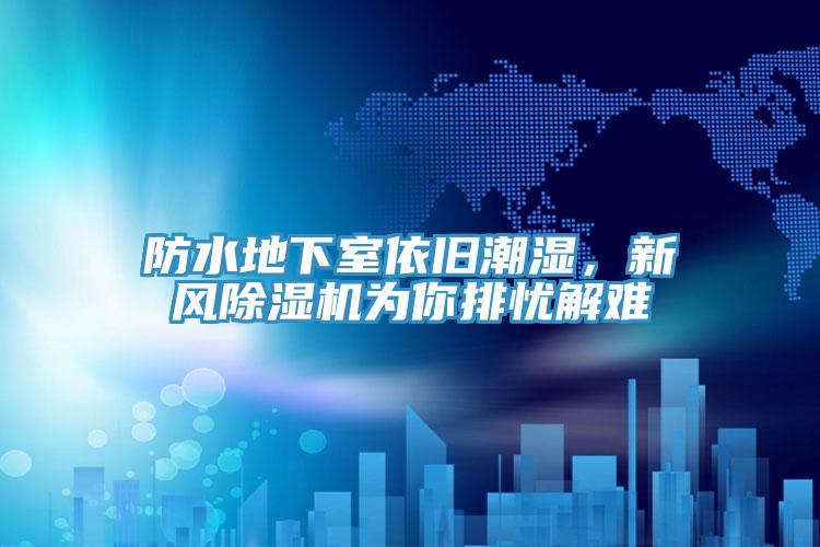 防水地下室依舊潮濕，新風除濕機為你排憂解難