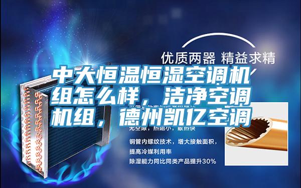 中大恒溫恒濕空調機組怎么樣，潔凈空調機組，德州凱億空調