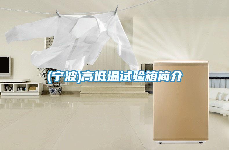 (寧波)高低溫試驗箱簡介