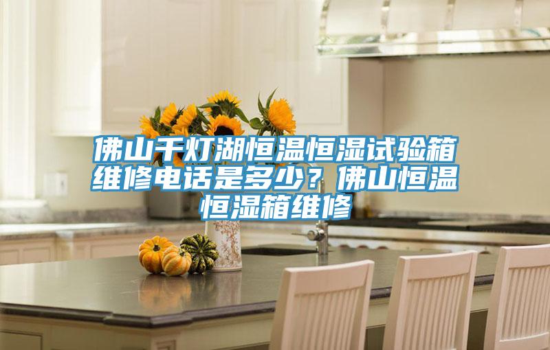 佛山千燈湖恒溫恒濕試驗箱維修電話是多少？佛山恒溫恒濕箱維修