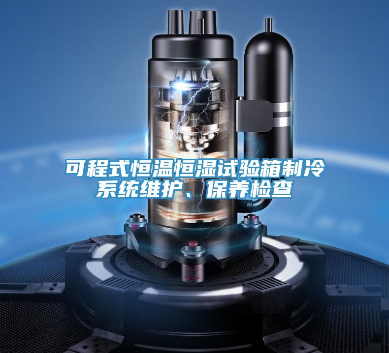 可程式恒溫恒濕試驗箱制冷系統維護、保養檢查