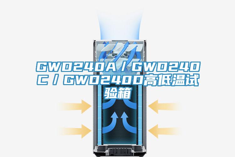 GWD240A／GWD240C／GWD240D高低溫試驗箱
