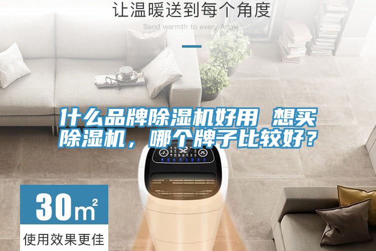 什么品牌除濕機好用 想買除濕機，哪個牌子比較好？