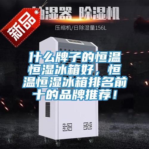 什么牌子的恒溫恒濕冰箱好，恒溫恒濕冰箱排名前十的品牌推薦！