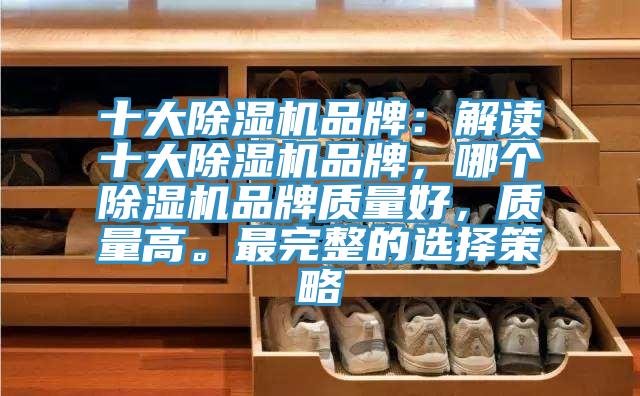 十大除濕機品牌：解讀十大除濕機品牌，哪個除濕機品牌質量好，質量高。最完整的選擇策略