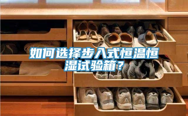 如何選擇步入式恒溫恒濕試驗箱？