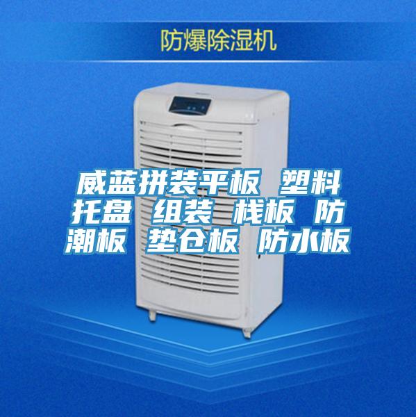 威藍(lán)拼裝平板 塑料托盤 組裝 棧板 防潮板 墊倉(cāng)板 防水板