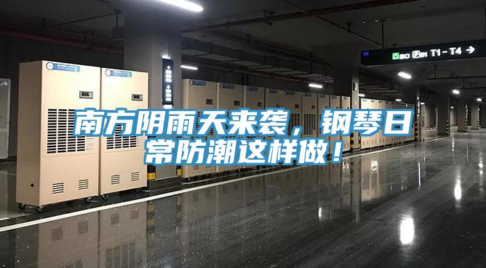 南方陰雨天來襲，鋼琴日常防潮這樣做！