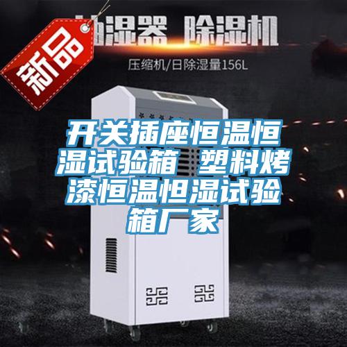 開關插座恒溫恒濕試驗箱 塑料烤漆恒溫怛濕試驗箱廠家