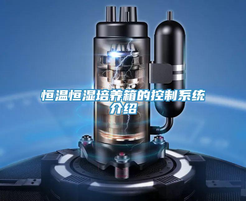 恒溫恒濕培養(yǎng)箱的控制系統(tǒng)介紹