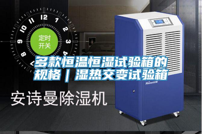 多款恒溫恒濕試驗箱的規格|濕熱交變試驗箱