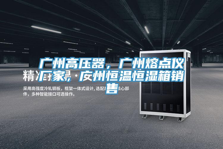 廣州高壓器，廣州熔點儀廠家，廣州恒溫恒濕箱銷售