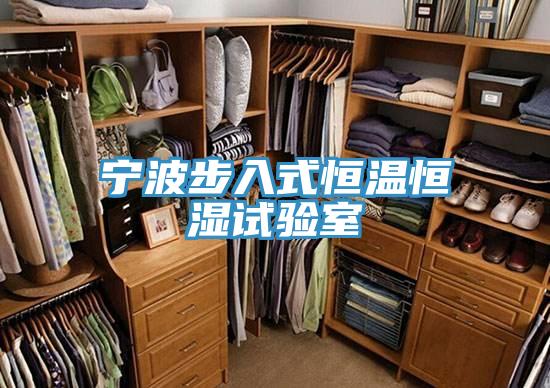 寧波步入式恒溫恒濕試驗室