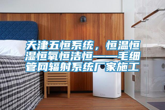 天津五恒系統，恒溫恒濕恒氧恒潔恒——毛細管網輻射系統廠家施工