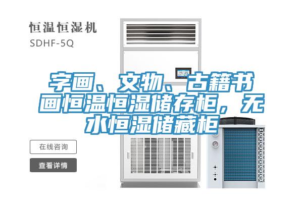 字畫、文物、古籍書畫恒溫恒濕儲存柜，無水恒濕儲藏柜
