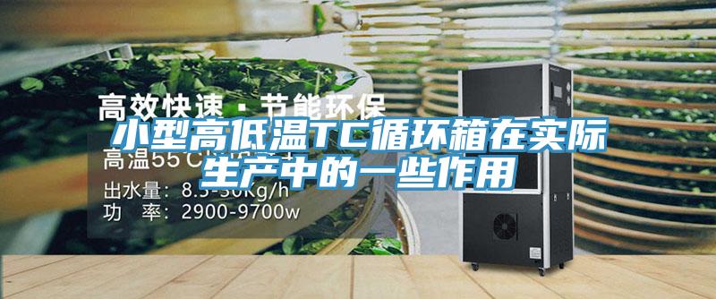 小型高低溫TC循環箱在實際生產中的一些作用