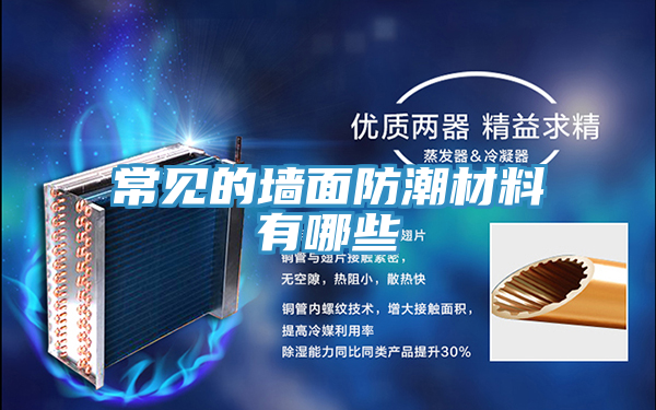 常見的墻面防潮材料有哪些