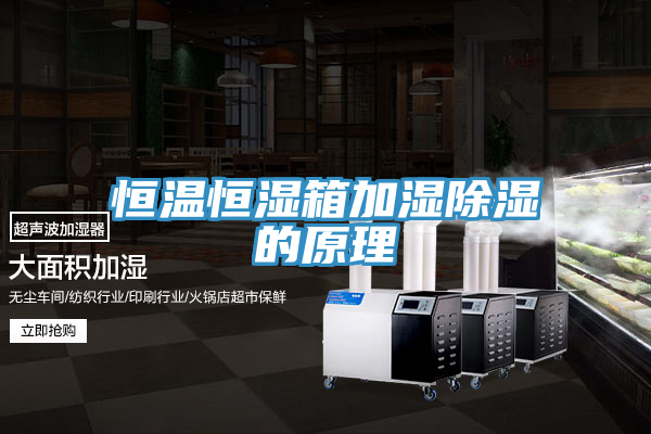 恒溫恒濕箱加濕除濕的原理