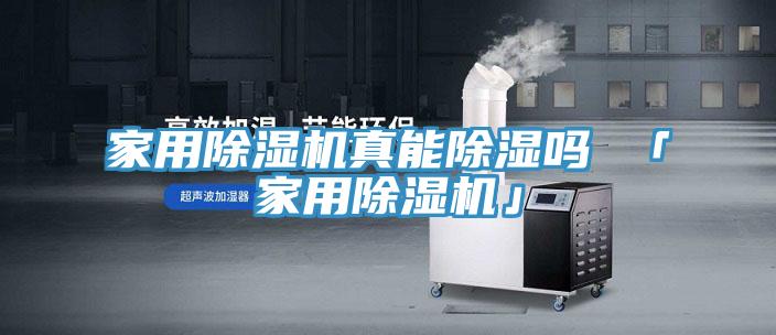 家用除濕機(jī)真能除濕嗎 「家用除濕機(jī)」