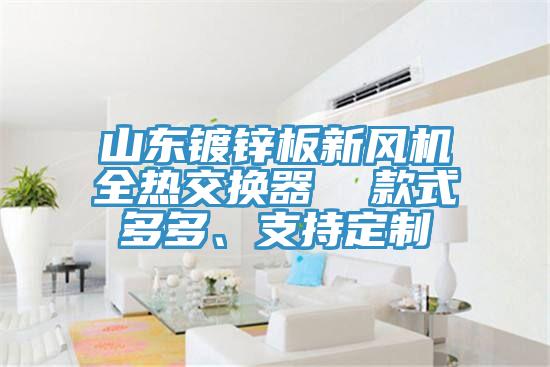 山東鍍鋅板新風機全熱交換器  款式多多、支持定制