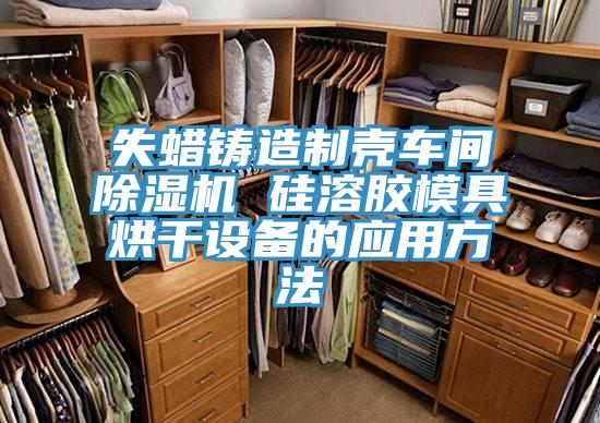 失蠟鑄造制殼車間除濕機(jī) 硅溶膠模具烘干設(shè)備的應(yīng)用方法