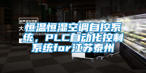 恒溫恒濕空調自控系統,PLC自動化控制系統for江蘇泰州