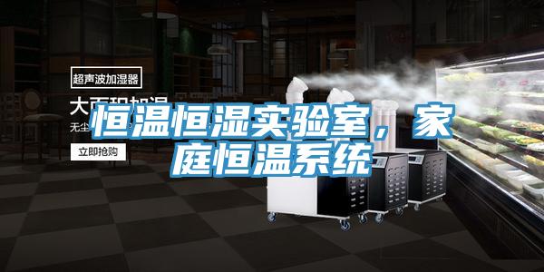 恒溫恒濕實驗室，家庭恒溫系統(tǒng)