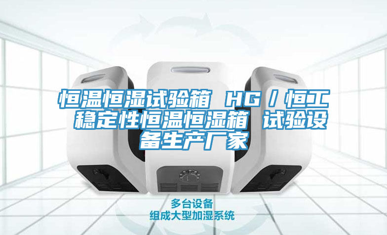 恒溫恒濕試驗箱 HG／恒工 穩定性恒溫恒濕箱 試驗設備生產廠家