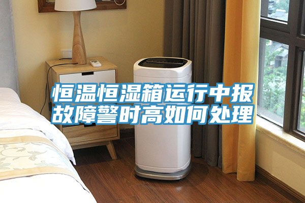 恒溫恒濕箱運行中報故障警時高如何處理