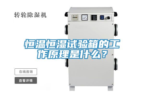 恒溫恒濕試驗(yàn)箱的工作原理是什么？