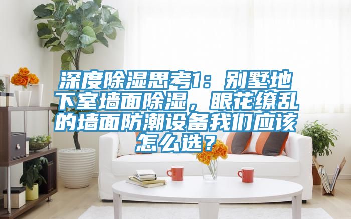 深度除濕思考1：別墅地下室墻面除濕，眼花繚亂的墻面防潮設備我們應該怎么選？