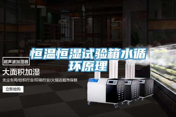 恒溫恒濕試驗箱水循環原理