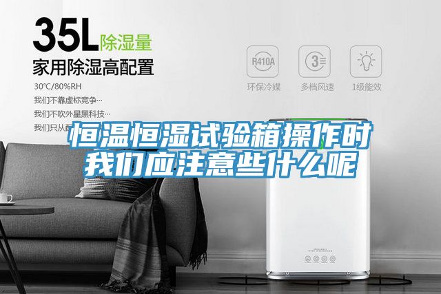 恒溫恒濕試驗(yàn)箱操作時(shí)我們應(yīng)注意些什么呢