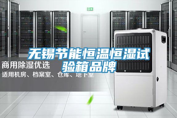 無(wú)錫節(jié)能恒溫恒濕試驗(yàn)箱品牌