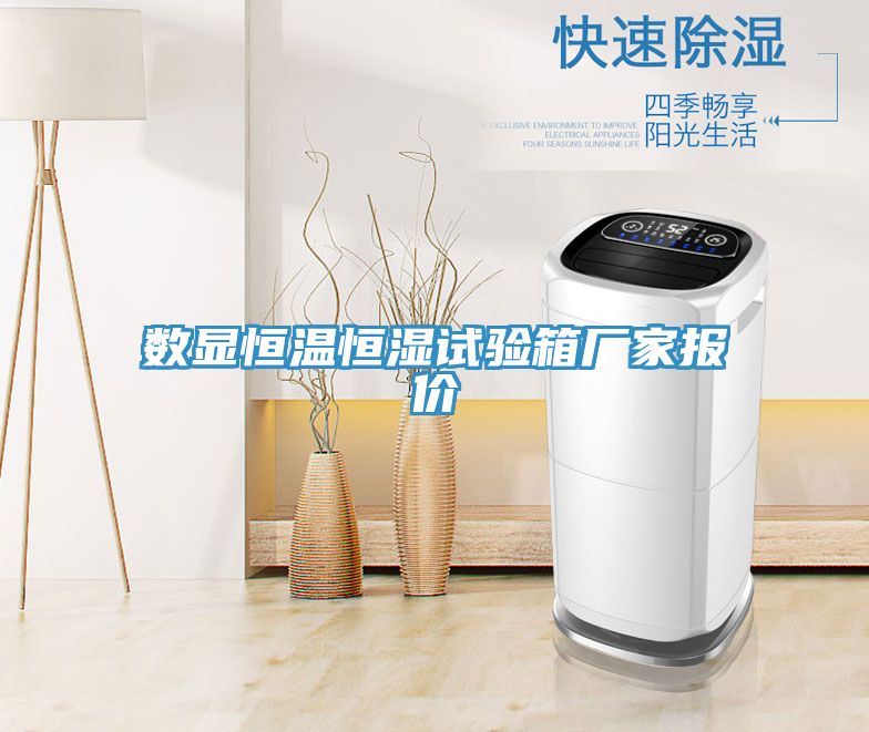 數顯恒溫恒濕試驗箱廠家報價