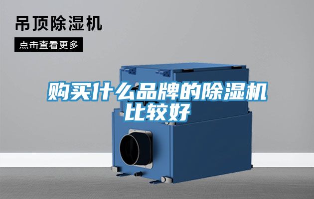 購買什么品牌的除濕機比較好