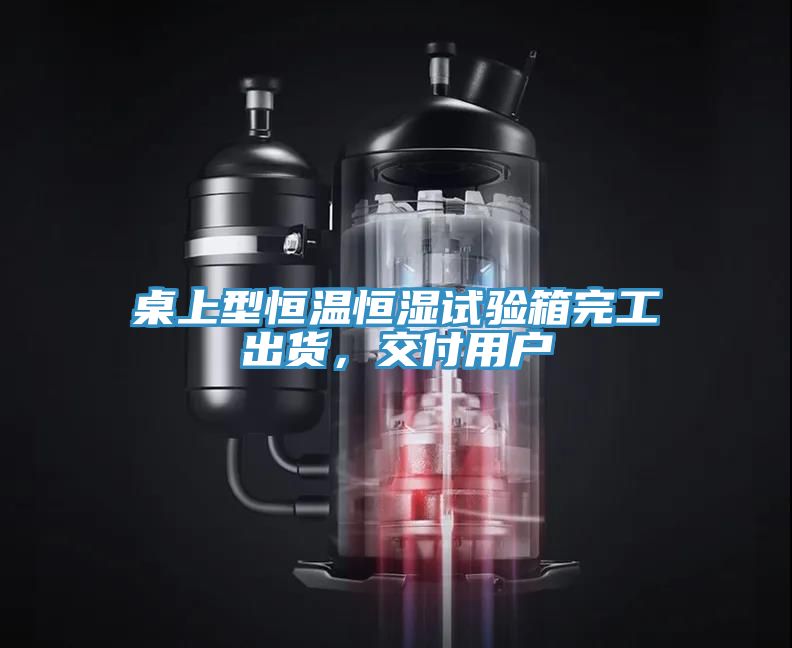 桌上型恒溫恒濕試驗箱完工出貨，交付用戶