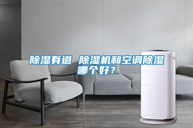 除濕有道 除濕機和空調除濕哪個好？